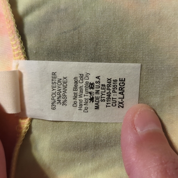 Flamingo tie dye tee - Picture 3 of 3